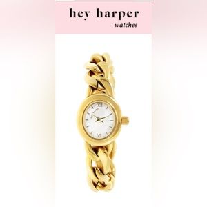 DNA WATCH GOLD AND PEARL